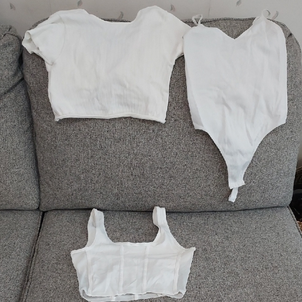 Bundle Of White Tops